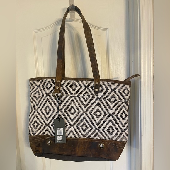 Myra bag Essence Tote - leather, rug - Picture 6 of 6